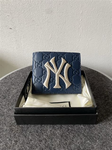 gucci mlb wallet|Gucci black wallet authentic.